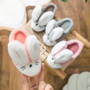 温暖舒适！suanshubaobei 算术宝贝 儿童卡通居家拖鞋