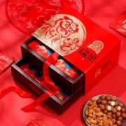 臻味 坚果礼盒组合 双层瑞果 1370g