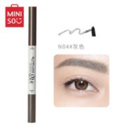 PLUS会员！ MINISO 名创优品 双头自动灰色眉笔