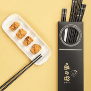 喵之谷 高档合金筷子10双