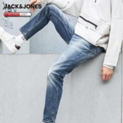JackJones 杰克琼斯 219432508-397228 男士弹力破洞牛仔裤