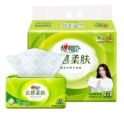 26日8点！ 心相印 云感柔肤系列 立体压花抽纸 3层*100抽*6包