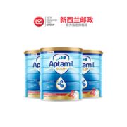 8日10点！ Aptamil新西兰爱他美 金装爱他美婴儿配方奶粉 4段 900克  3罐