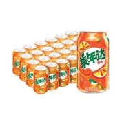 天猫超市 美年达 橙味碳酸饮料 330ml*24罐