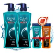 CLEAR 清扬 男士古龙香氛沐浴露套装 600g*2（送100g*2）