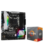 华擎 B450M Steel Legend主板+AMD 锐龙 5 3600 板U套装
