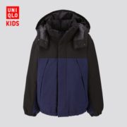 舒适保暖！UNIQLO 优衣库 WARM PADDED 儿童保暖连帽外套