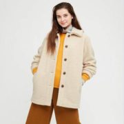 新低价！ UNIQLO 优衣库 431314 仿羊羔绒短外套
