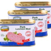 丹麦进口 ！绿山农场 经典原味午餐肉 198g*3罐*2件+凑单品
