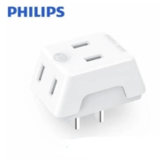 PHILIPS 飞利浦 一转三插头 插座转换器
