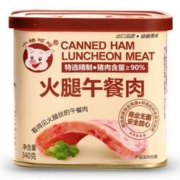 小猪呵呵 火腿猪肉罐头 340g *8件
