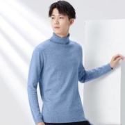 雅鹿 Y6011916001 男士高领针织衫