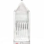 国内2200元！意大利国宝级家具品牌！Kartell LANTERN 可充电灯笼灯台灯 9335 水晶色  含税直邮到手￥1093.49
