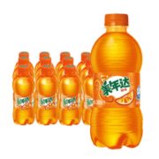 即刻酷爽！美年达 橙味碳酸饮料 300ml*12瓶