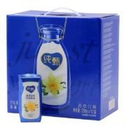 蒙牛 纯甄 酸奶 香草口味 200g*12盒