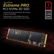 多层缓存，比sata块6倍！1TB SanDisk闪迪 Extreme Pro 至尊超极速3D版 M.2 NVMe固态硬盘