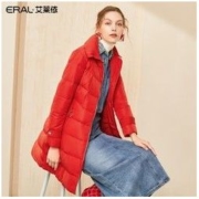 ERAL 艾莱依 617104123 女款中长款修身羽绒服外套