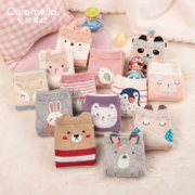 caramella冬季中筒加厚女袜6双
