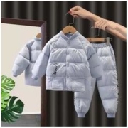 2020新款儿童羽绒服套装 男童女童保暖衣