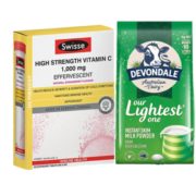 28日0点！Swisse斯维诗 泡腾片 1盒+德运脱脂高钙奶粉 1包