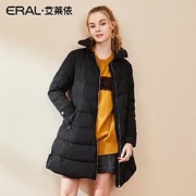ERAL 艾莱依 617104123 女士中长款修身羽绒服