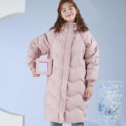 La Chapelle 拉夏贝尔 04OB 女士中长款连帽羽绒服
