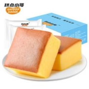 PLUS会员：糕点小哥 酸奶味 纯蛋糕500g*2件