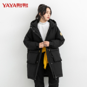 YAYA 鸭鸭 DSH06B0060 女士中长款羽绒服