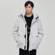 聚划算百亿补贴： ME&CITY B38639 男装时尚短款宽松连帽保暖羽绒服