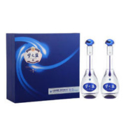 洋河(YangHe) 蓝色经典 梦之蓝M3 45度 500ml*2 礼盒装 浓香型白酒 口感绵柔