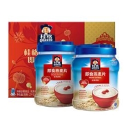 桂格 100%全谷物即食燕麦片年货礼盒 1000*2罐装