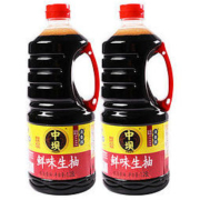 年货必备：中坝 鲜味生抽 1.28L*2瓶