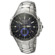 SEIKO 精工 silvertone SSG009 男式太阳能计时腕表