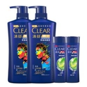 京东PLUS会员： CLEAR 清扬 运动专研系列 深海劲透型男士洗发水 720g+100g赠720g+100g *2件