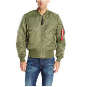 ALPHA INDUSTRIES 阿尔法工业 MA-1 男士飞行员夹克