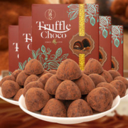 白菜价：巧遇心 松露形黑巧克力 80g* 5盒