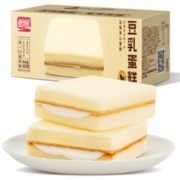 绵软口感！PANPAN FOODS 盼盼 豆乳蛋糕 608g *5件 64.5元（双重优惠）