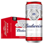 百威（Budweiser）啤酒经典醇正550ml*15听整箱大罐装 国产啤酒