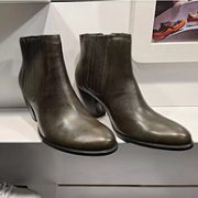 Ecco 爱步 Shape 55 型塑系列 女士真皮粗跟短靴 206613