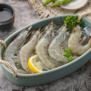 浓鲜时光 鲜活速冻白虾 净含量 1400g
