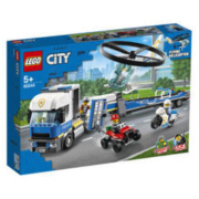 LEGO 乐高 City 城市组 60244 警用直升机运输车