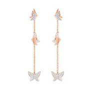20日0点！黑卡会员！SWAROVSKI 施华洛世奇 LILIA 5382364 蝴蝶水晶耳钉