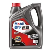 历史低价、京东PLUS会员： Mobil 美孚 速霸1000 合成机油 5W-40 SN级 4L