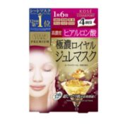 密集补水！KOSE 高丝 Clear Turn White 玻尿酸保湿面膜 30g*4片 18元包邮（需用券）