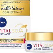 紧致肌肤！Nivea 妮维雅 VITAL Soja 紧肤锁龄保湿日霜/晚霜 50ml 到手￥69.38