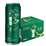 聚划算百亿补贴：SNOWBEER 雪花啤酒 8度晶粹 500ml*12听