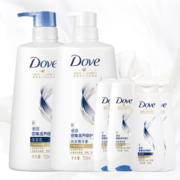 京东PLUS会员： Dove 多芬 密集滋养洗护套装（洗700ml+护100ml+洗100ml*2+赠护100ml*2）