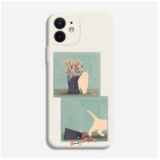 紫色回忆 iPhoneX-12系列 液态硅胶手机壳 送膜