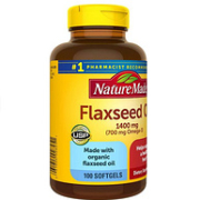 防癌降三高，1400mgx100粒 Nature Made天维美 有机亚麻籽油胶囊
