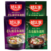 好人家 老坛酸菜鱼调料350g*2+青花椒鱼调料210g*2